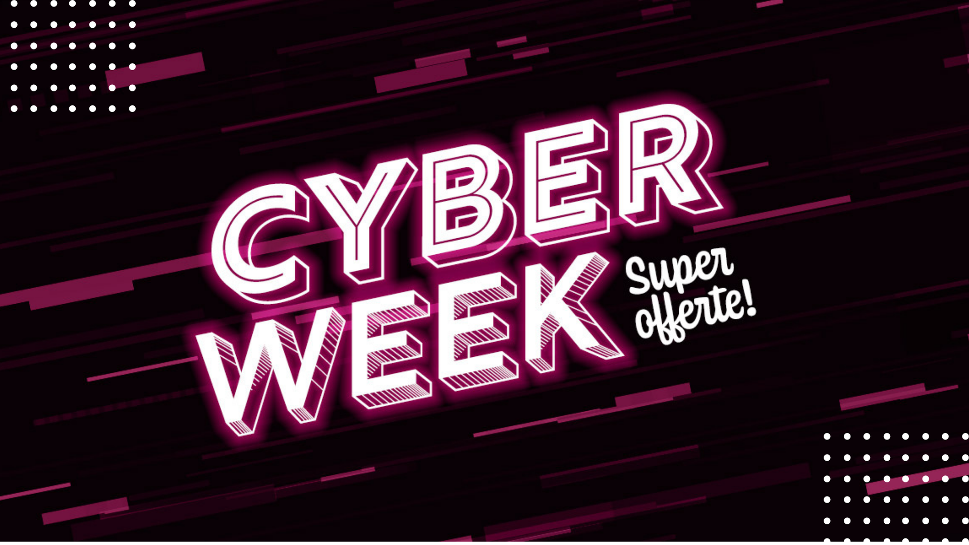 LE MIGLIORI PROPOSTE DELLA CYBER WEEK SU HURRY!