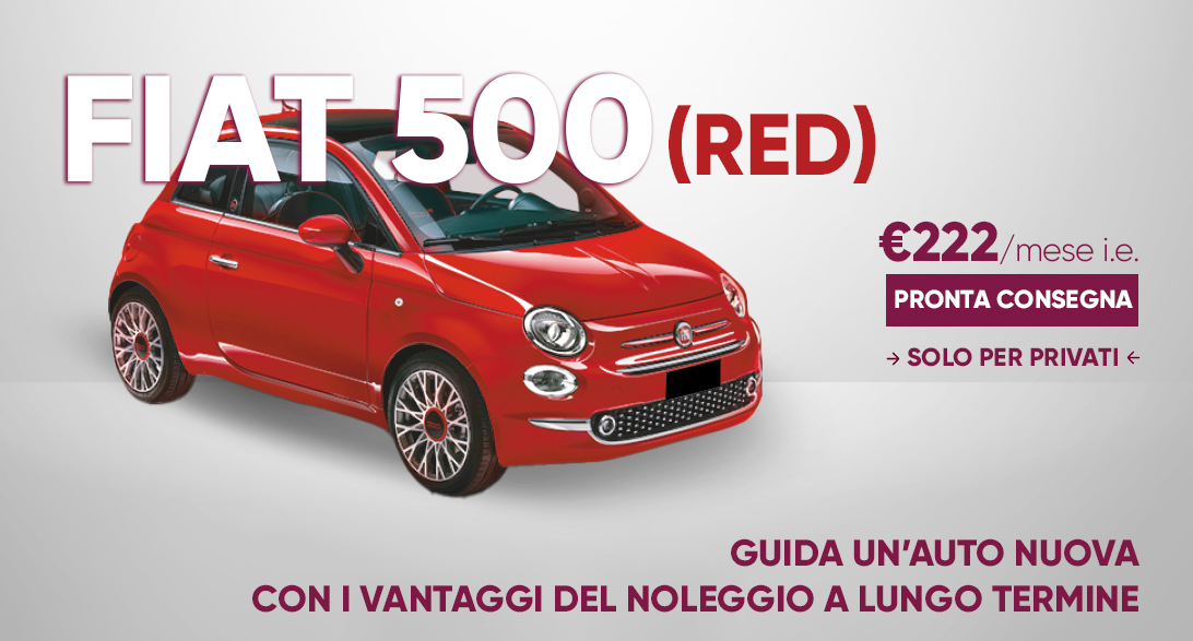 FIAT 500 RED