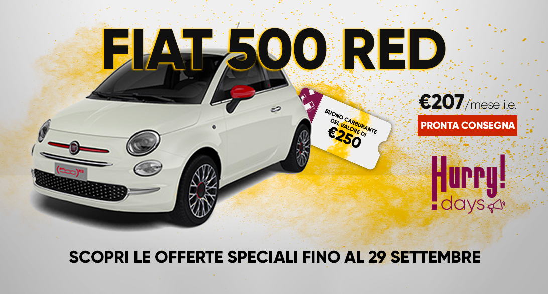 FIAT 500 RED